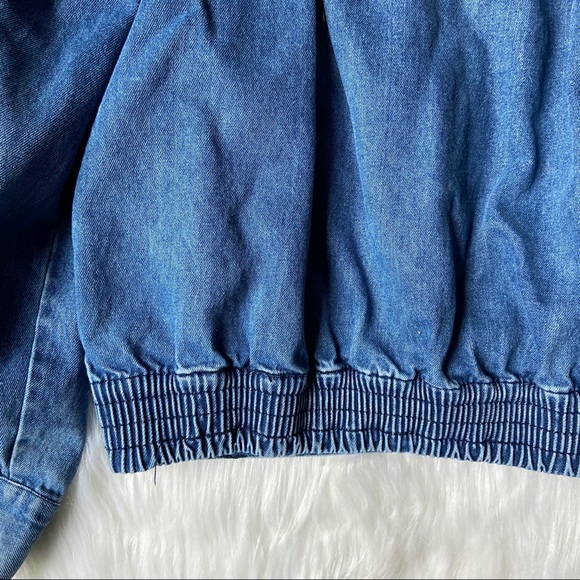 Vintage Look Blue Jean Denim Jacket - Picture 7 of 8